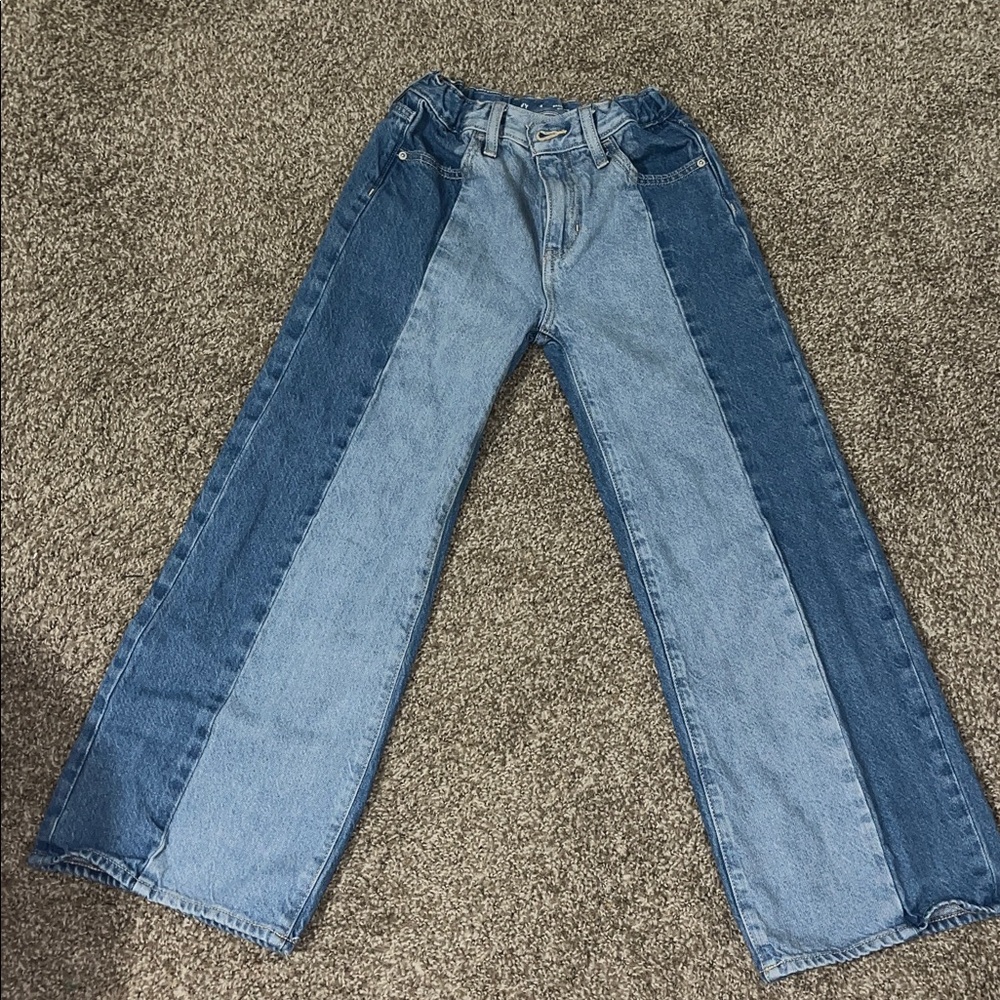 Old Navy Kids Two-Tone Blue Jeans